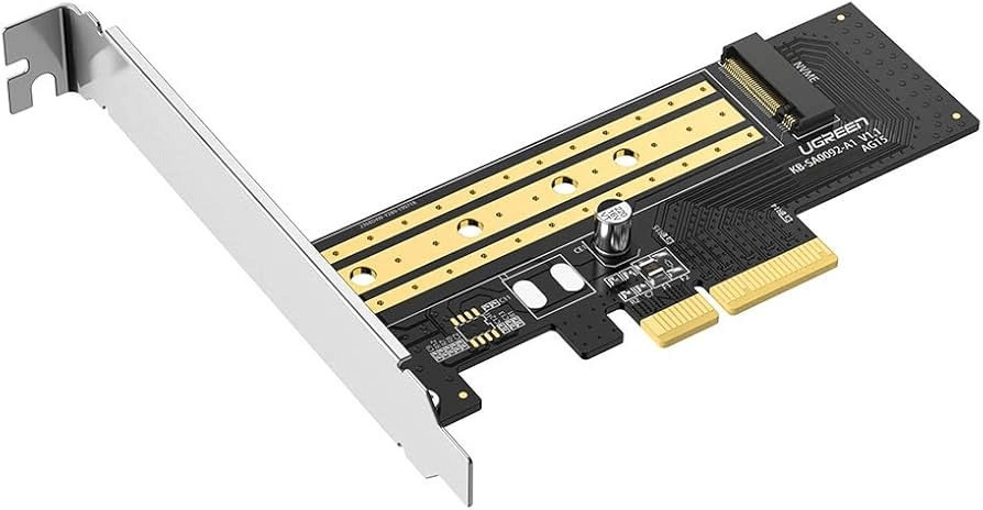 UGREEN M.2 M-Key + M.2 B-Key to PCI-E 3.0 ×4 Expansion Card CM302 — Изображение №1