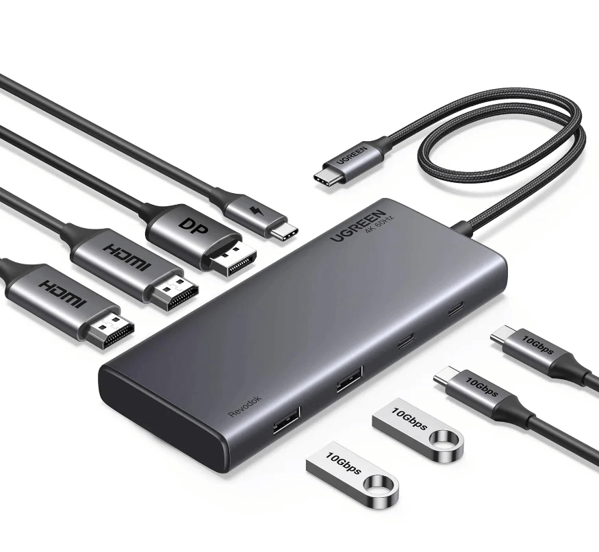 UGREEN Revodok 8-in-1 USB-C Hub CM639 — Изображение №1