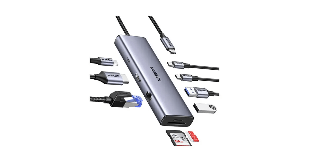 UGREEN 9-in-1 USB-C Multifunction Adapter CM498 — Изображение №1