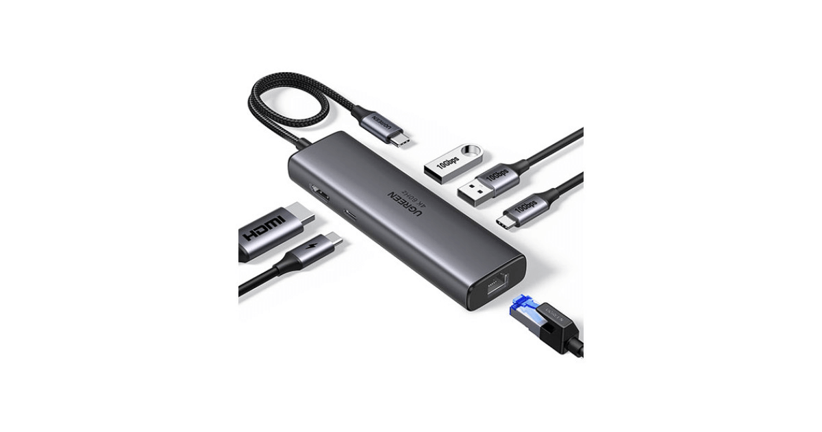 UGREEN 6-in-1 USB-C Hub CM512 — Изображение №1
