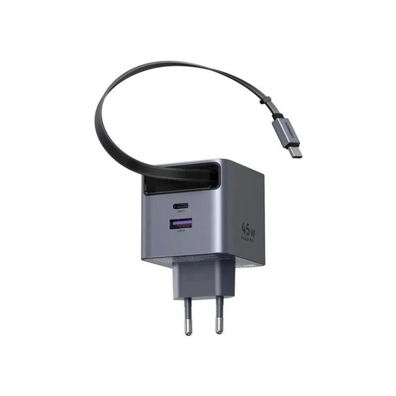 UGREEN 45W GaN Fast Charger with Replacable Plug X614 — Изображение №1