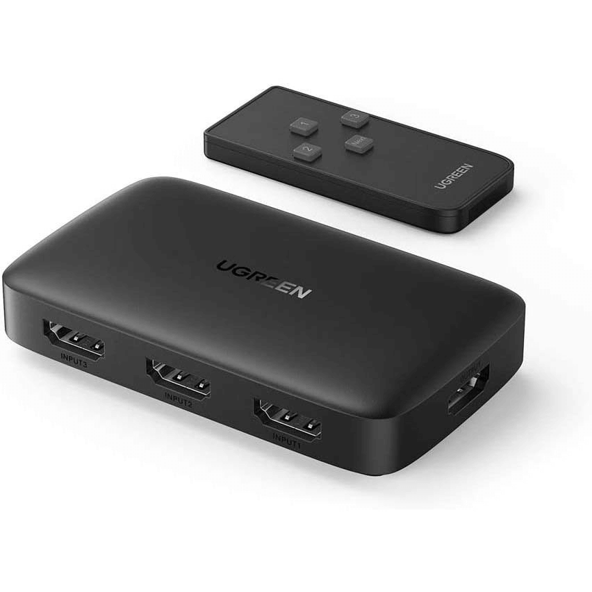 UGREEN HDMI Switcher 3 In 1 Out 4K@30Hz CM332 — Изображение №1